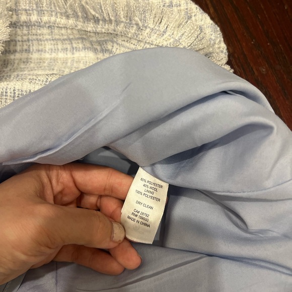 Maison D’Amelie light purple and white tweed skirt - Picture 7 of 8